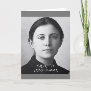 Saint Gemma Galgani Holiday Card