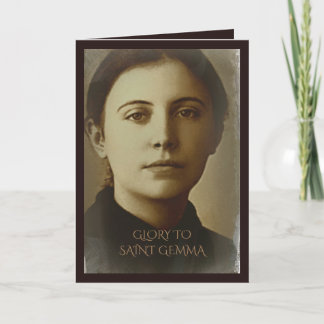Saint Gemma Galgani Holiday Card
