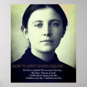 SAINT GEMMA GALGANI POSTER