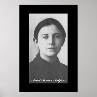 saint gemma galgani poster