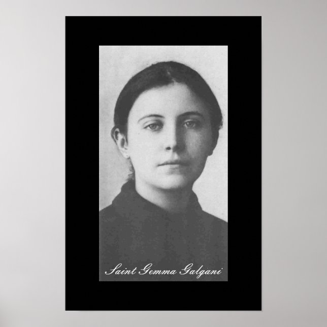 saint gemma galgani poster (Front)