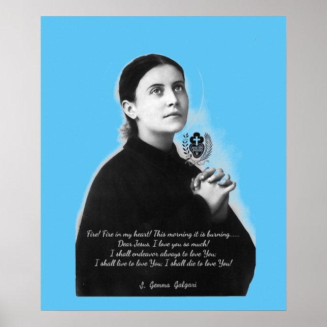 SAINT GEMMA GALGANI POSTER (Front)