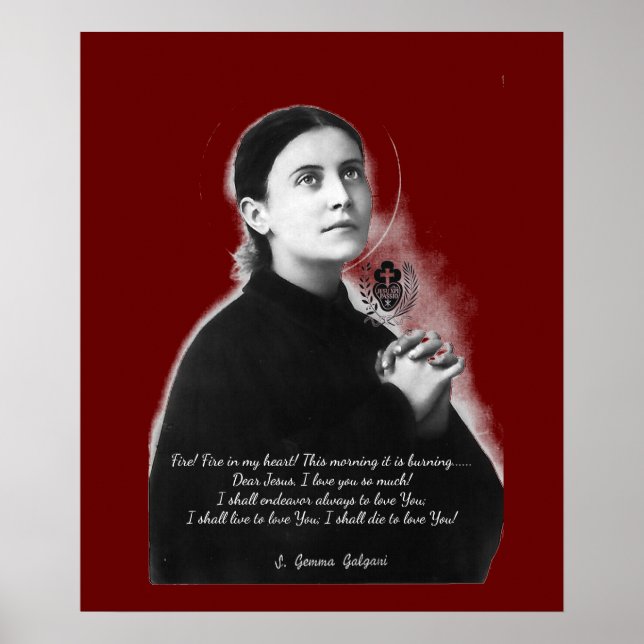 SAINT GEMMA GALGANI POSTER (Front)