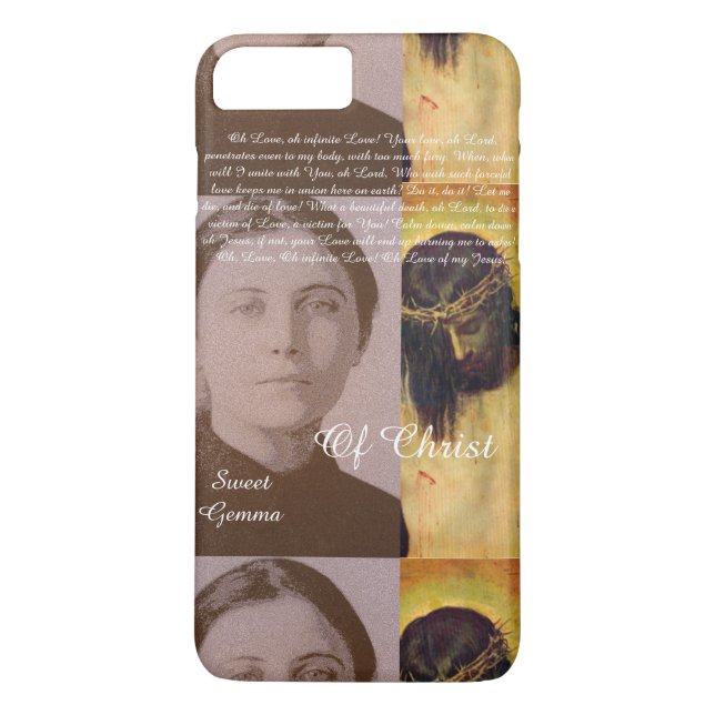 Saint Gemma Of Christ Case-Mate iPhone Case (Back)