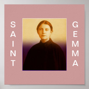 SAINT GEMMA POSTER