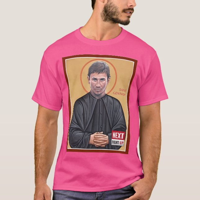 Saint Gennady - Pray For Us T-Shirt (Front)