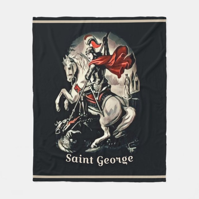Saint George Սուրբ Գեորգ Fleece Blanket (Front)