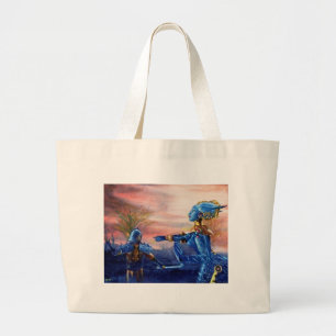 SAINT GEORGE AND DRAGON LARGE TOTE BAG