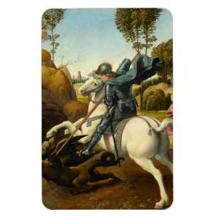 Saint George and the Dragon, 1506 by Raphael Magnet