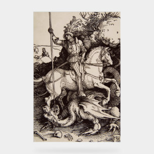 Saint George and the Dragon Great Martyr Acrylic Sign