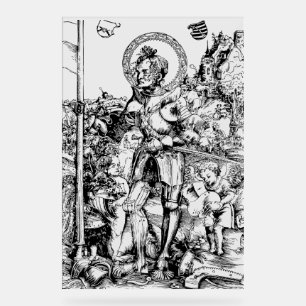 Saint George and the Dragon Great Martyr Acrylic Sign