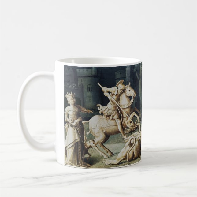 Saint George and the Dragon Great Martyr Coffee Mug (Left)