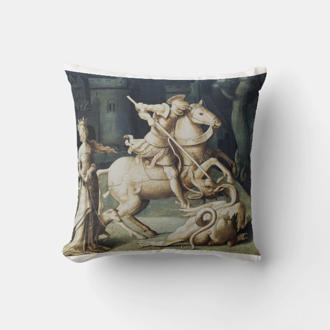 Saint George and the Dragon Great Martyr Cushion (Front)