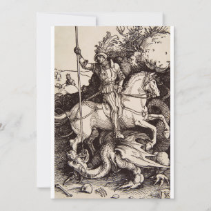 Saint George and the Dragon Great Martyr  Invitation