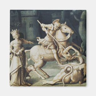 Saint George and the Dragon Great Martyr Magnet
