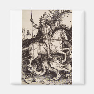 Saint George and the Dragon Great Martyr Magnet