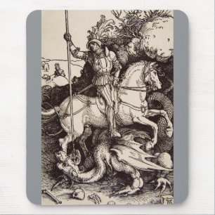 Saint George and the Dragon Great Martyr  Mouse Mat
