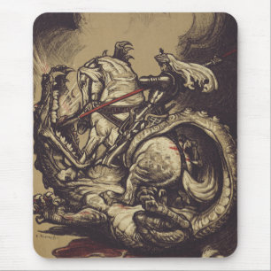 Saint George and the Dragon Great Martyr Mouse Mat