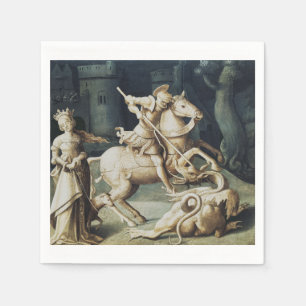 Saint George and the Dragon Great Martyr Napkin