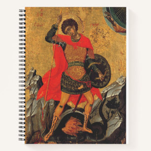 Saint George and the Dragon Great Martyr  Notebook