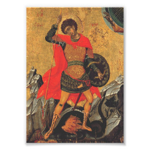 Saint George and the Dragon Great Martyr Photo Print