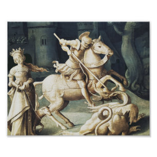 Saint George and the Dragon Great Martyr Photo Print