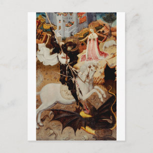 Saint George and the Dragon Great Martyr  Postcard