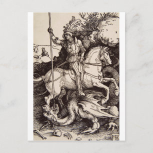 Saint George and the Dragon Great Martyr  Postcard