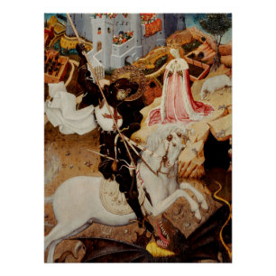Saint George and the Dragon Great Martyr Poster