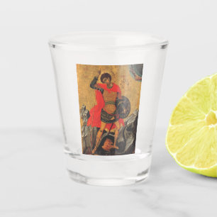 Saint George and the Dragon Great Martyr Shot Glass