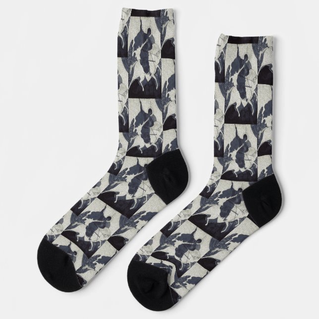 Saint George and the Dragon Great Martyr  Socks (Left)