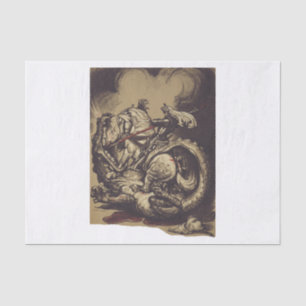 Saint George and the Dragon Great Martyr Tissue Paper