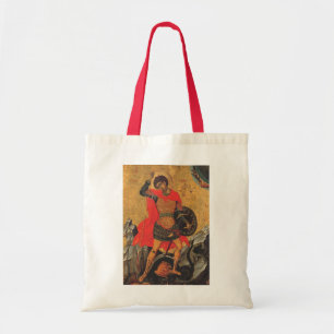 Saint George and the Dragon Great Martyr Tote Bag