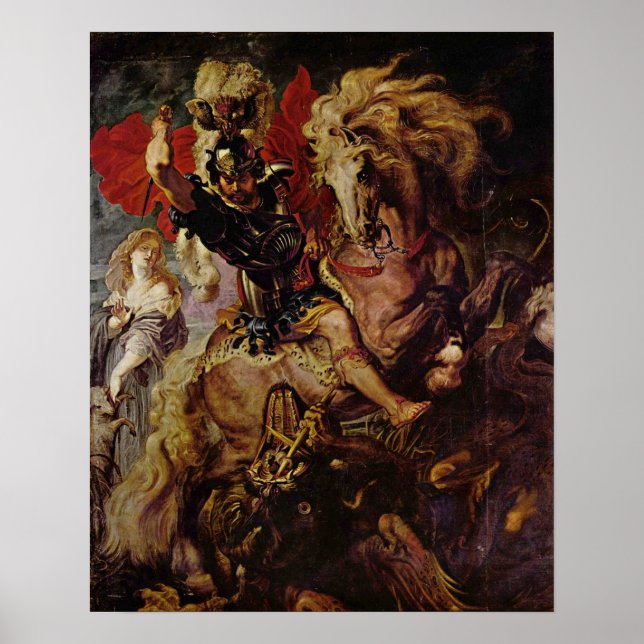 Saint George and the Dragon Poster (Front)
