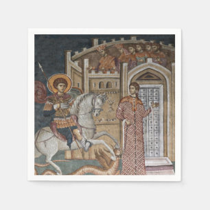 Saint George by the Castle Napkin