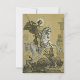 Saint George Cappadocian Triumph Holy Card
