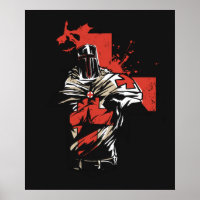 Saint George Christian Crusader Red Cross
