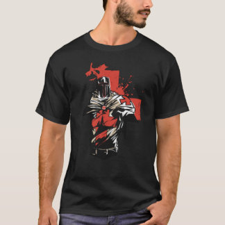 Saint George Christian Crusader Red Cross T-Shirt
