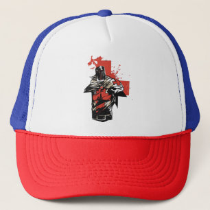 Saint George Christian Crusader Red Cross Trucker Hat