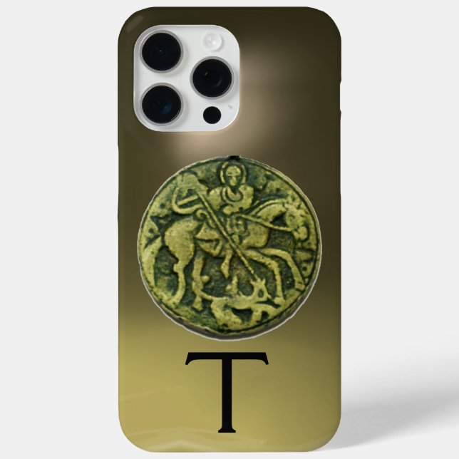 SAINT GEORGE & DRAGON MEDALLION MONOGRAM Agate  Ca Case-Mate iPhone Case (Back)