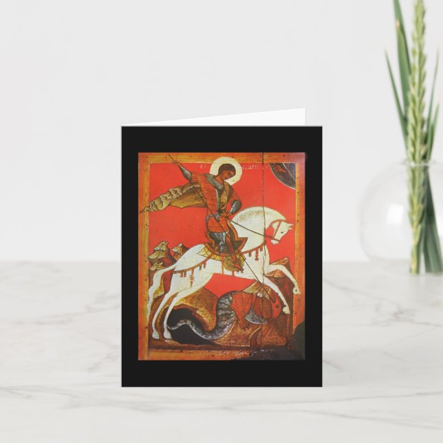 Saint George & Dragon Note Cards (Front)