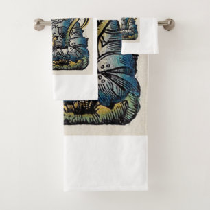Saint George from the Nuremberg Chronicle Bath Towel Set