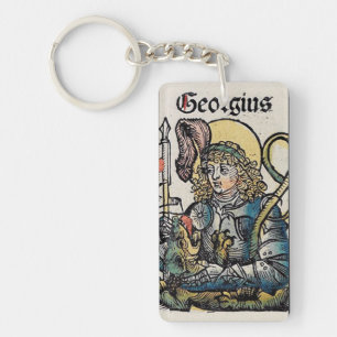 Saint George from the Nuremberg Chronicle Key Ring