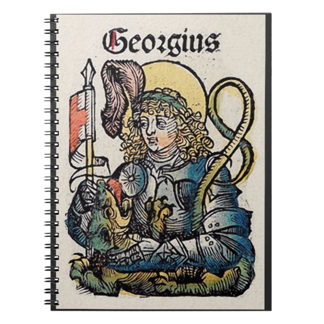 Saint George from the Nuremberg Chronicle Notebook (Front)
