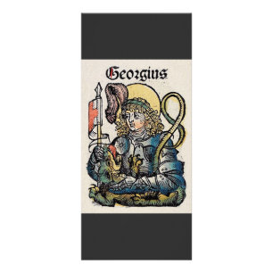 Saint George from the Nuremberg Chronicle Rack Card
