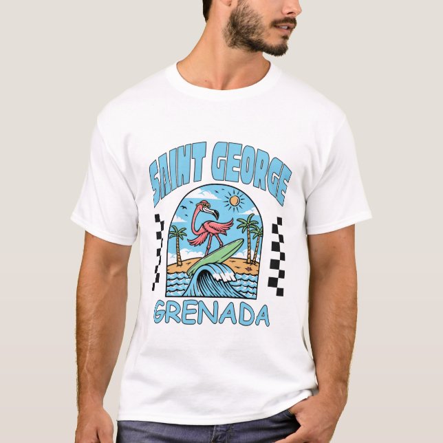 Saint George Grenada T-Shirt (Front)