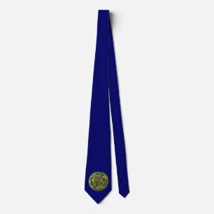 SAINT GEORGE MEDALLION Blue Tie