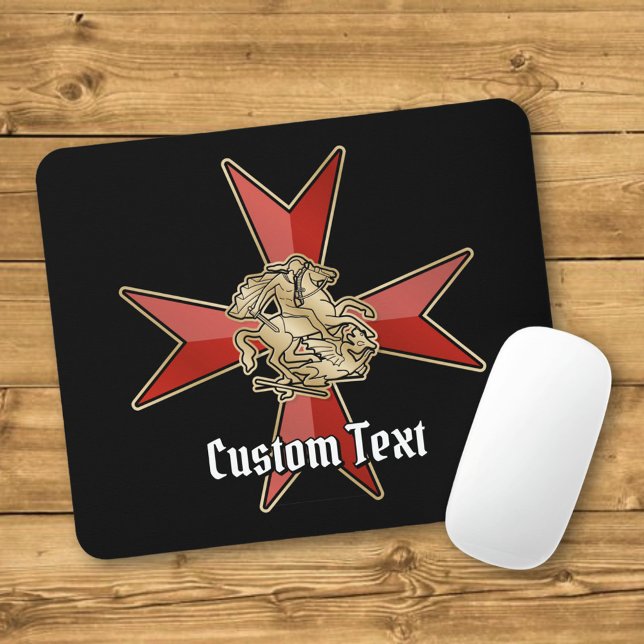 Saint George over Maltese Cross Mouse Mat (Creator Uploaded)