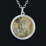 Saint George Patron of England  Silver Plated Necklace<br><div class="desc">Saint George was a Christian who is venerated as a saint in Christianity.</div>