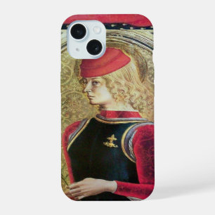 SAINT GEORGE PORTRAIT ,Red,Black,Gold Yellow iPhone 15 Case